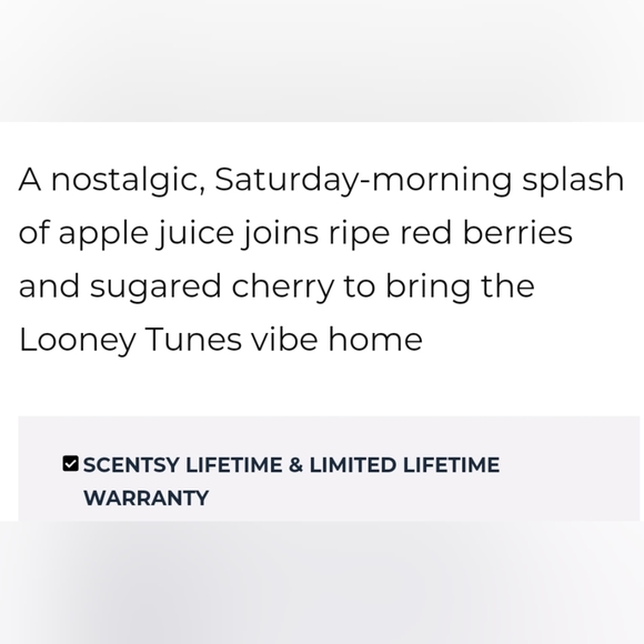 Scentsy Warner Brothers WB Looney Tunes 8 Breakapart Orange Wax Cube Melts - Picture 2 of 3